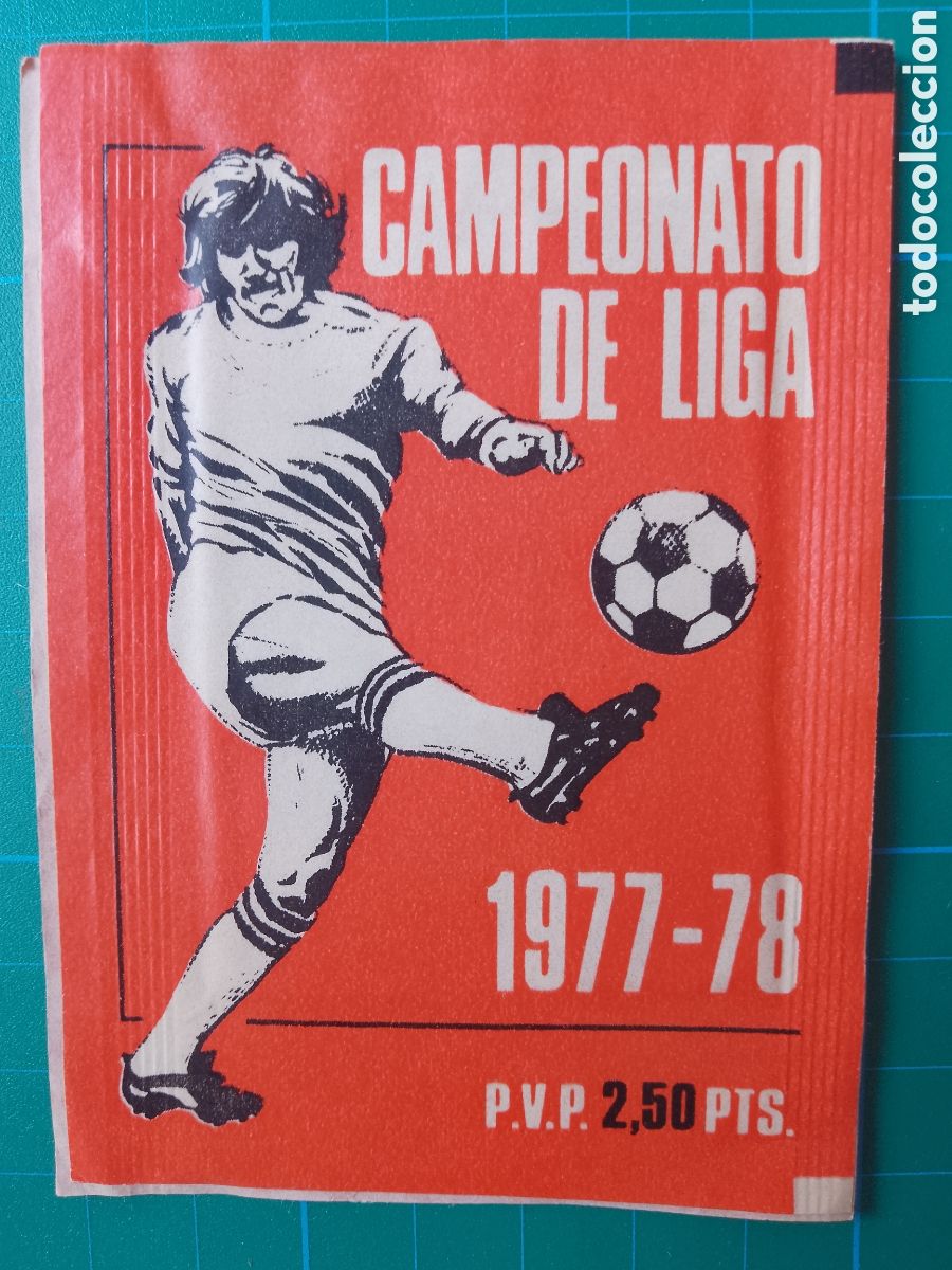Cromos de f&uacute;tbol: Campeonato Liga 1977-1978, 77-78 -Editorial Fher . sobre vac&iacute;o