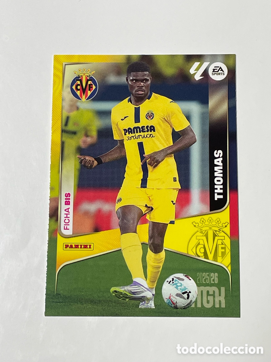 Cromos de f&uacute;tbol: Thomas Partey Villarreal Panini Megacracks 2025/26 #372 BIS