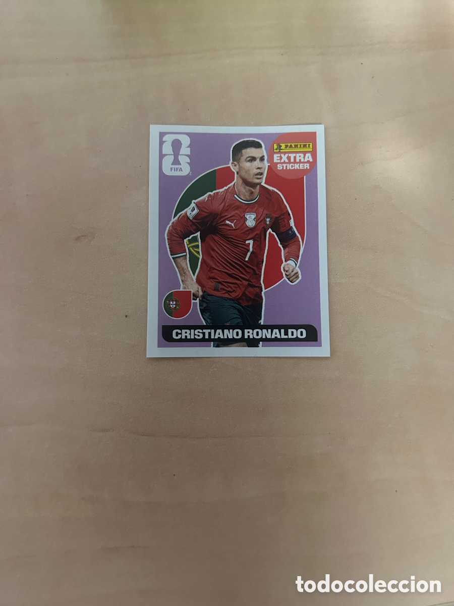 Cromos de f&uacute;tbol: Cristiano Ronaldo Extra Sticker Mundial 2026