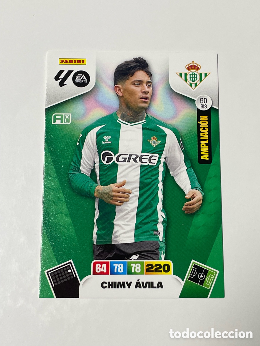 Cromos de f&uacute;tbol: Chimy &Aacute;vila Betis Panini Adrenalyn XL 2025/26 #90 BIS