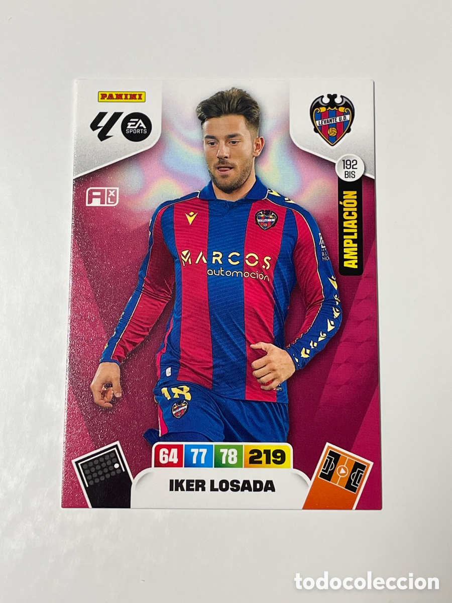 Cromos de f&uacute;tbol: Iker Losada Levante Panini Adrenalyn XL 2025/26 #192 BIS