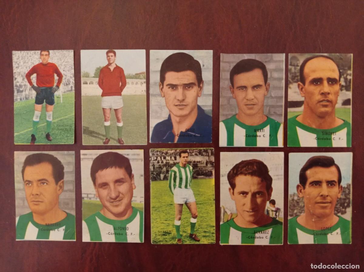Cromos de f&uacute;tbol: 10 cromos FHER a&ntilde;os 60 C&oacute;rdoba