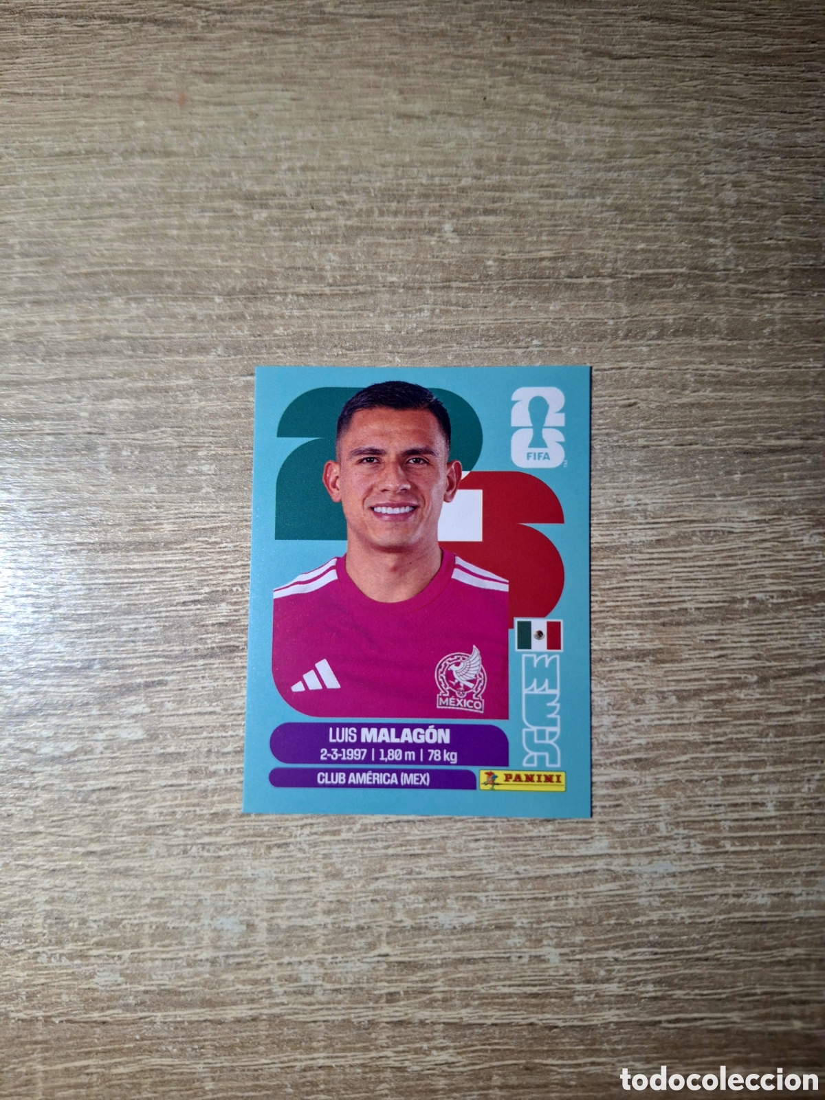 Cromos de f&uacute;tbol: M&Eacute;X 2 LUIS MALAG&Oacute;N (MUNDIAL 2026)