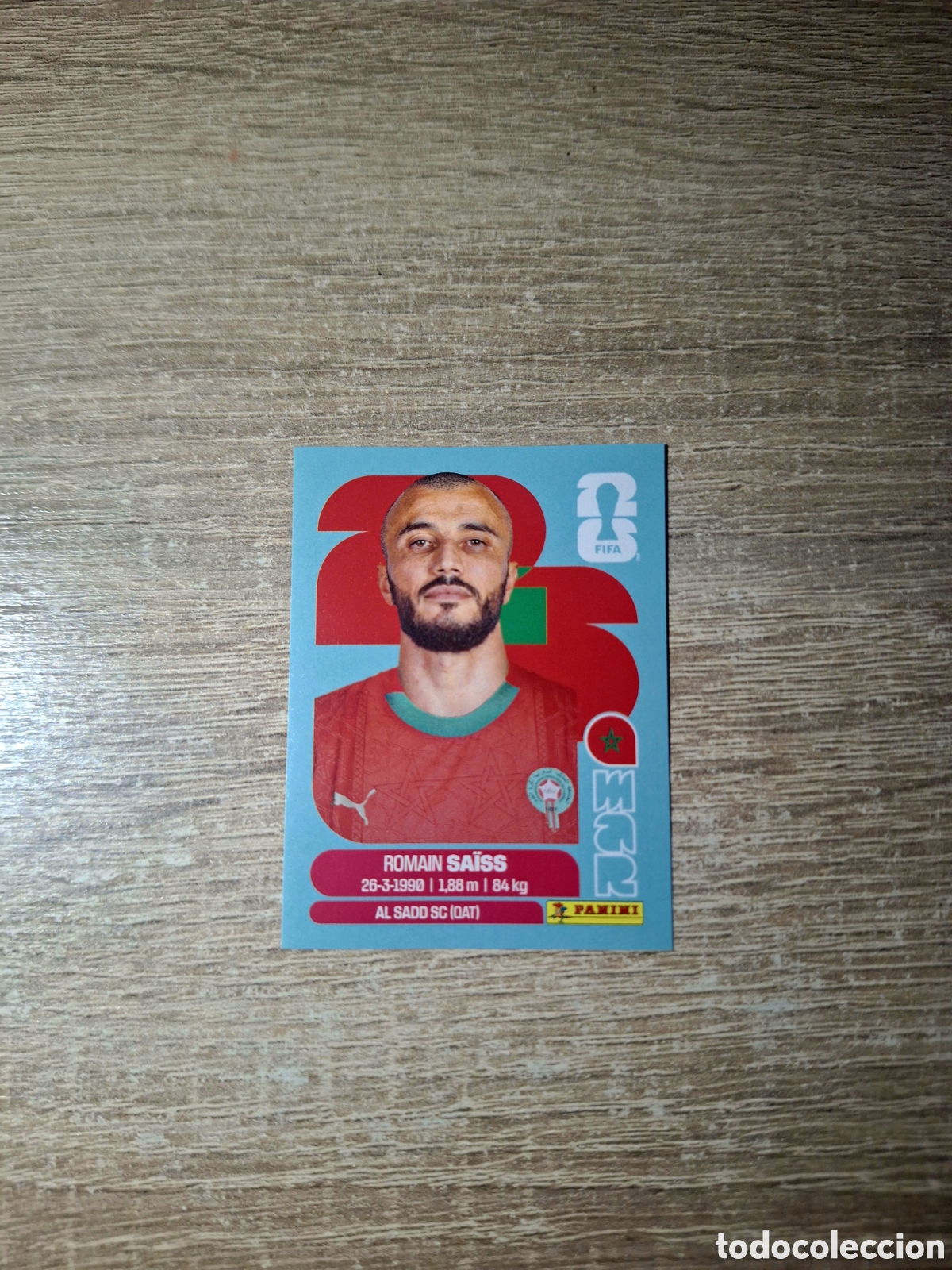 Cromos de f&uacute;tbol: MAR 7 ROMAIN SA&Iuml;SS (MUNDIAL 2026)
