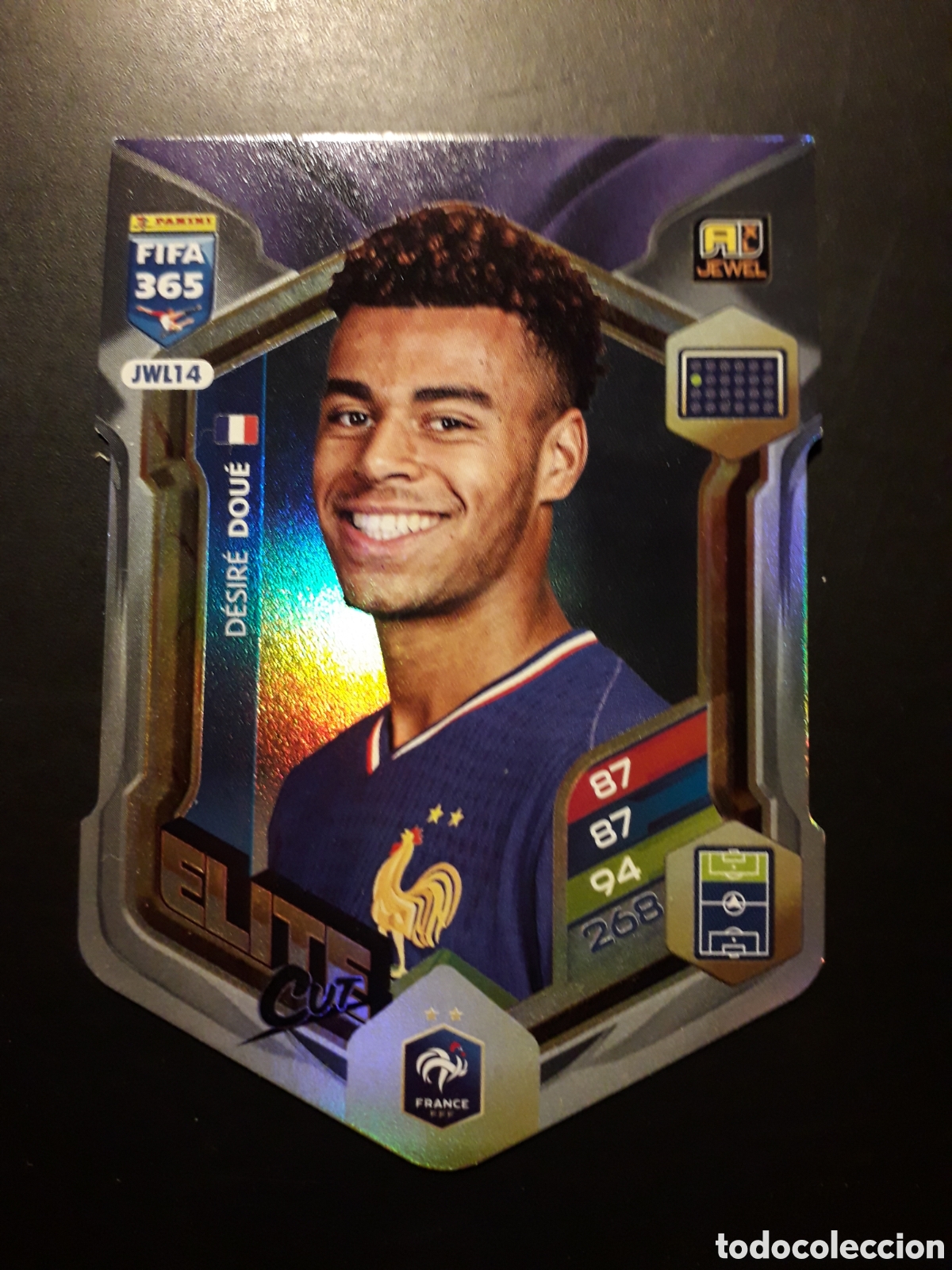 Cartes &agrave; collectionner de Football: DOU&Eacute; FRANCIA, PARIS PSG JWL14 &Eacute;LITE ADRENALYN XL FIFA 365 2026 PEDIDO M&Iacute;NIMO 3&euro;