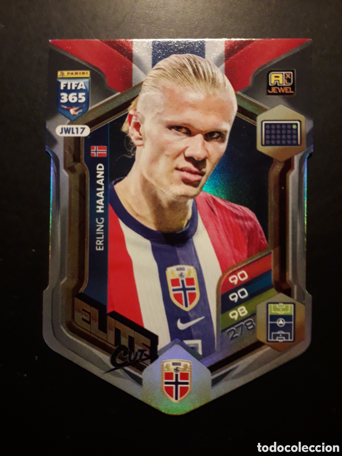 Cromos de f&uacute;tbol: HAALAND NORUEGA, MANCHESTER CITY JWL17 &Eacute;LITE ADRENALYN XL FIFA 365 2026 PEDIDO M&Iacute;NIMO 3&euro;