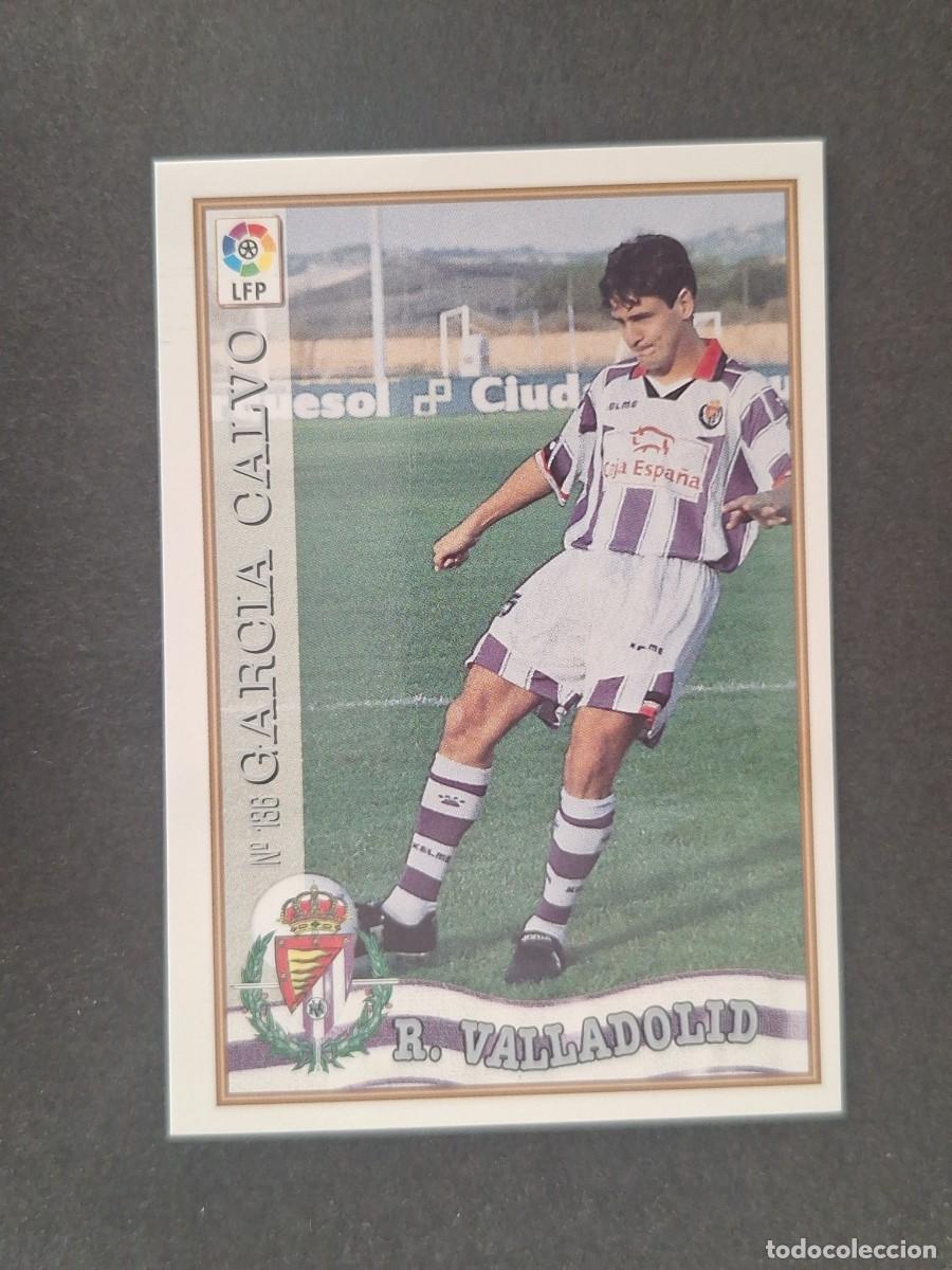 Cromos de f&uacute;tbol: L1 GARCIA CALVO REAL VALLADOLID 136 MUNDICROMO LAS FICHAS DE LA LIGA 1997/1998 97 98