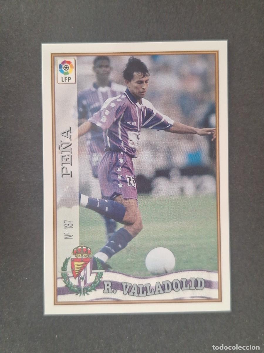 Cromos de f&uacute;tbol: L1 PE&Ntilde;A REAL VALLADOLID 137 MUNDICROMO LAS FICHAS DE LA LIGA 1997/1998 97 98