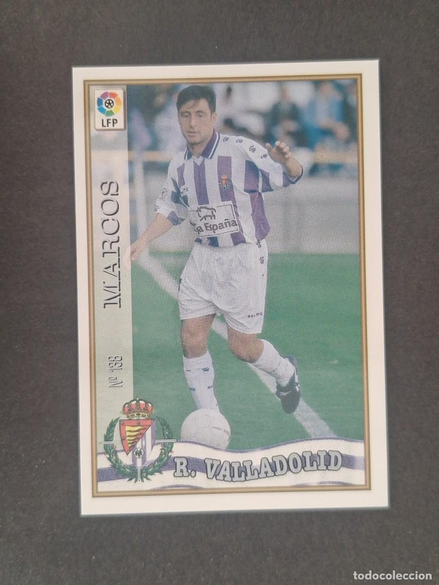 Cromos de f&uacute;tbol: L1 MARCOS REAL VALLADOLID 138 MUNDICROMO LAS FICHAS DE LA LIGA 1997/1998 97 98