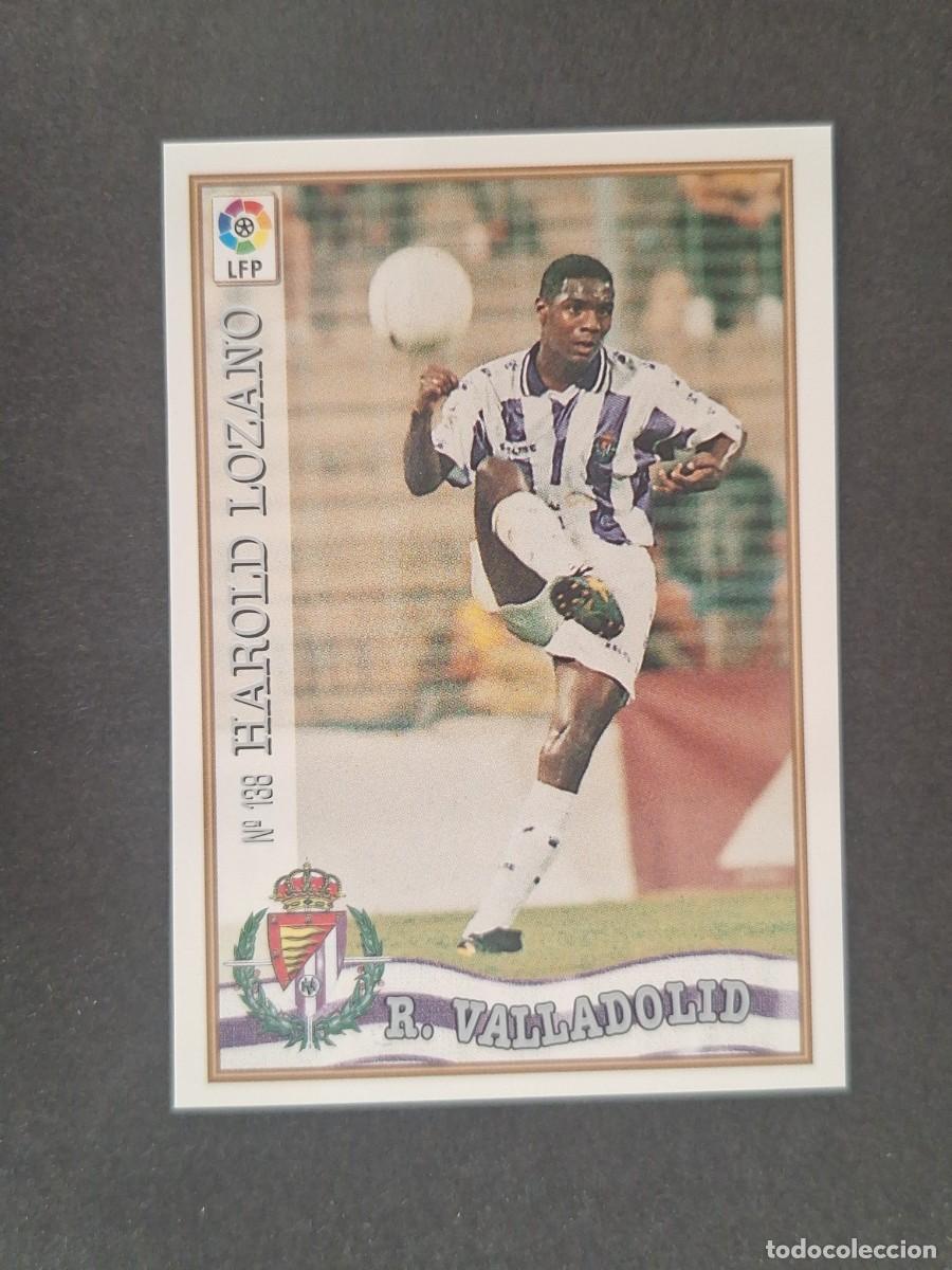 Cromos de f&uacute;tbol: L1 HAROLD LOZANO REAL VALLADOLID 138 MUNDICROMO LAS FICHAS DE LA LIGA 1997/1998 97 98