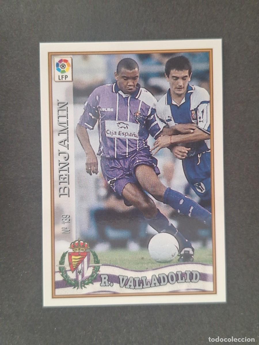 Cromos de f&uacute;tbol: L1 BENJAMIN REAL VALLADOLID 139 MUNDICROMO LAS FICHAS DE LA LIGA 1997/1998 97 98