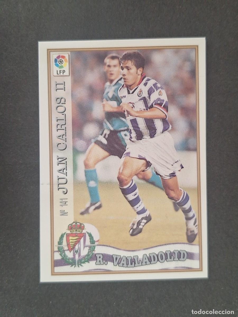 Cromos de f&uacute;tbol: L1 JUAN CARLOS II REAL VALLADOLID 141 MUNDICROMO LAS FICHAS DE LA LIGA 1997/1998 97 98