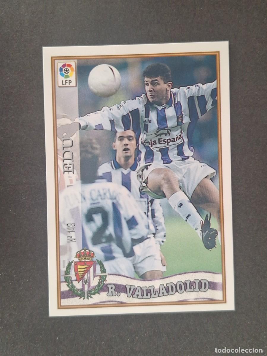 Cromos de f&uacute;tbol: L1 EDU REAL VALLADOLID 143 MUNDICROMO LAS FICHAS DE LA LIGA 1997/1998 97 98