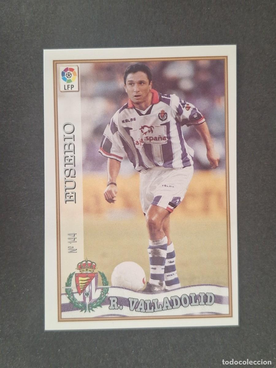 Cromos de f&uacute;tbol: L1 EUSEBIO REAL VALLADOLID 144 MUNDICROMO LAS FICHAS DE LA LIGA 1997/1998 97 98