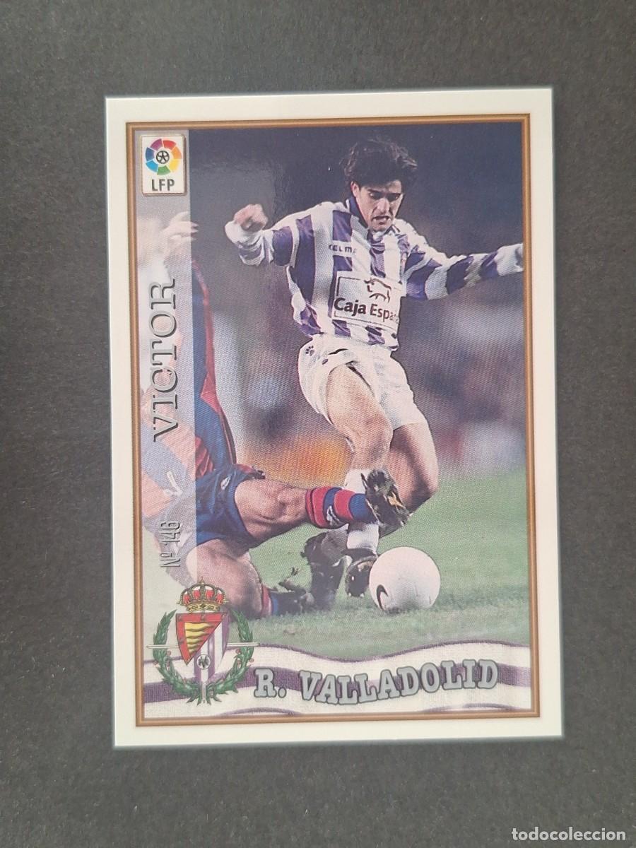 Cromos de f&uacute;tbol: L1 VICTOR REAL VALLADOLID 146 MUNDICROMO LAS FICHAS DE LA LIGA 1997/1998 97 98