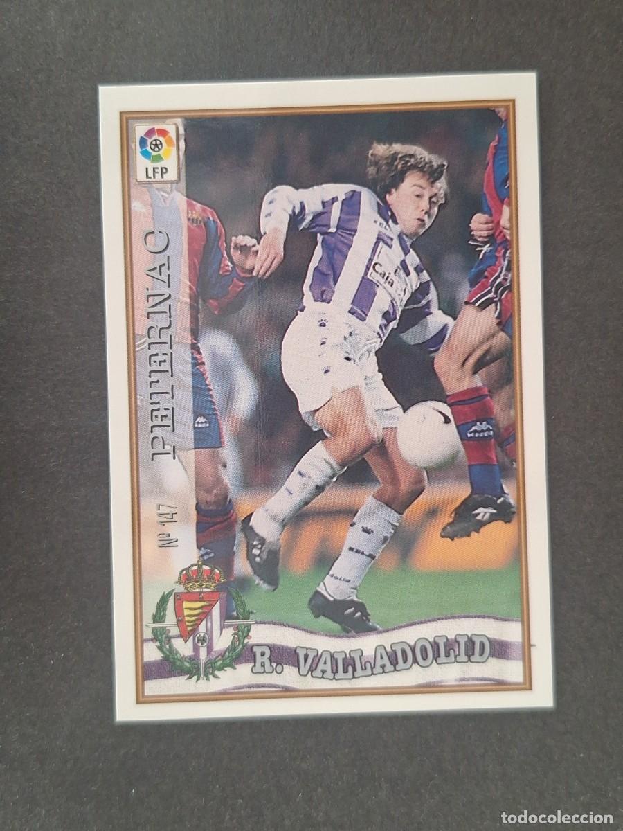 Cromos de f&uacute;tbol: L1 PETERNAC REAL VALLADOLID 147 MUNDICROMO LAS FICHAS DE LA LIGA 1997/1998 97 98