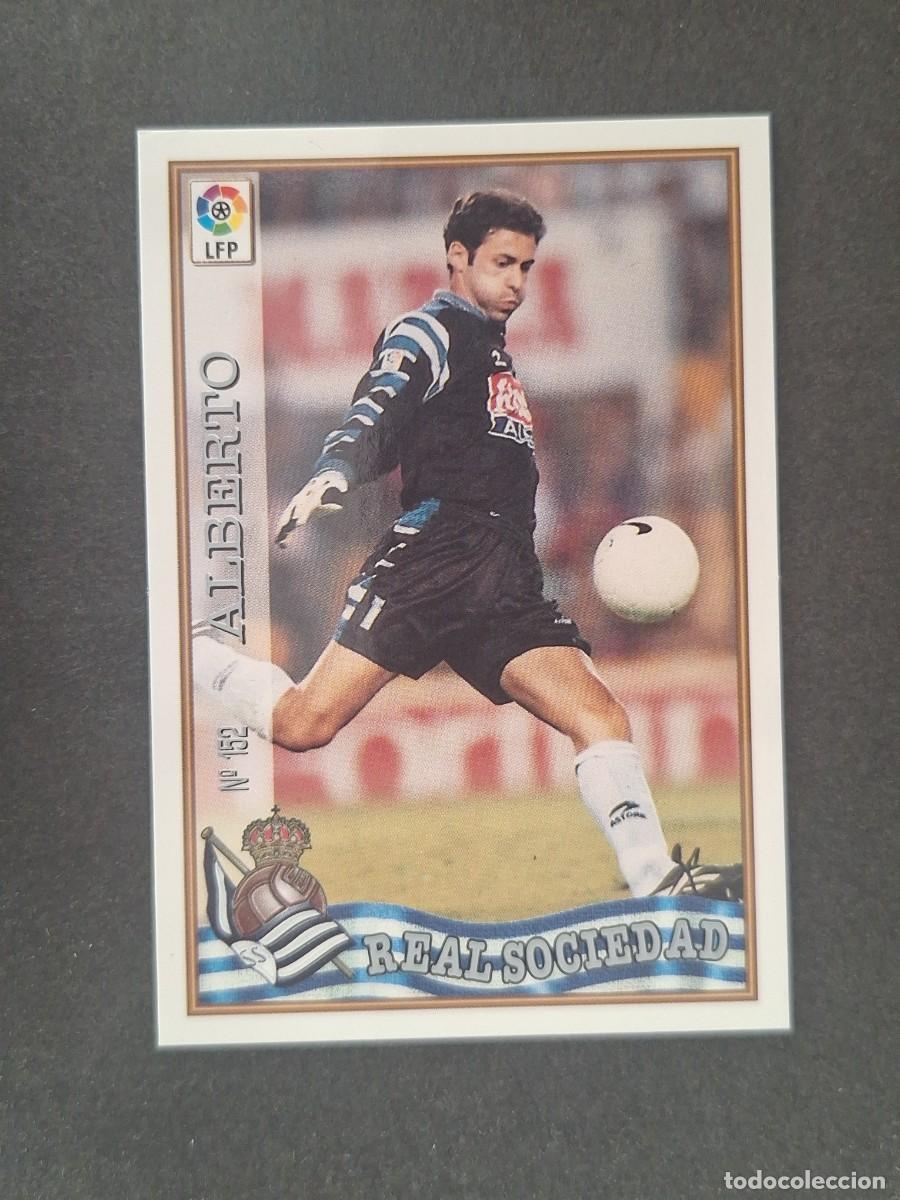 Cromos de f&uacute;tbol: L1 ALBERTO REAL SOCIEDAD 152 MUNDICROMO LAS FICHAS DE LA LIGA 1997/1998 97 98