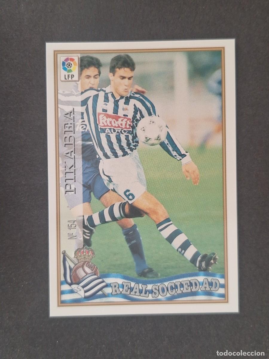 Cromos de f&uacute;tbol: L1 PIKABEA REAL SOCIEDAD 154 MUNDICROMO LAS FICHAS DE LA LIGA 1997/1998 97 98