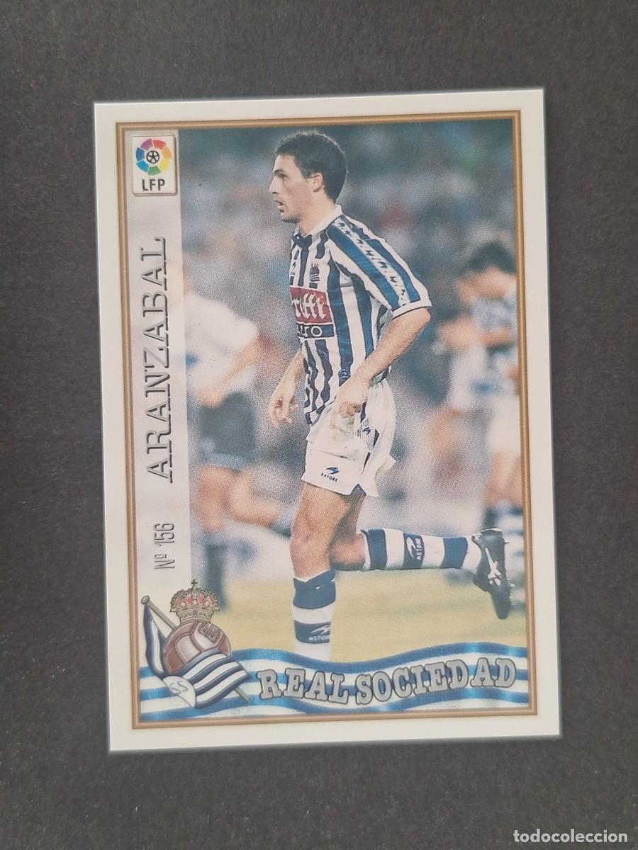 Cromos de f&uacute;tbol: L1 ARANZABAL REAL SOCIEDAD 156 MUNDICROMO LAS FICHAS DE LA LIGA 1997/1998 97 98