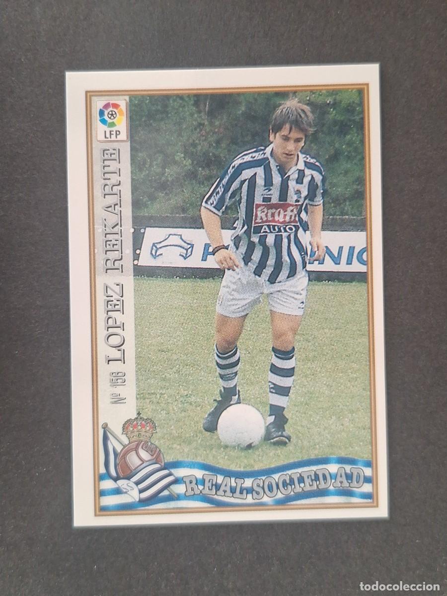 Cromos de f&uacute;tbol: L1 LOPEZ REKARTE REAL SOCIEDAD 156 MUNDICROMO LAS FICHAS DE LA LIGA 1997/1998 97 98