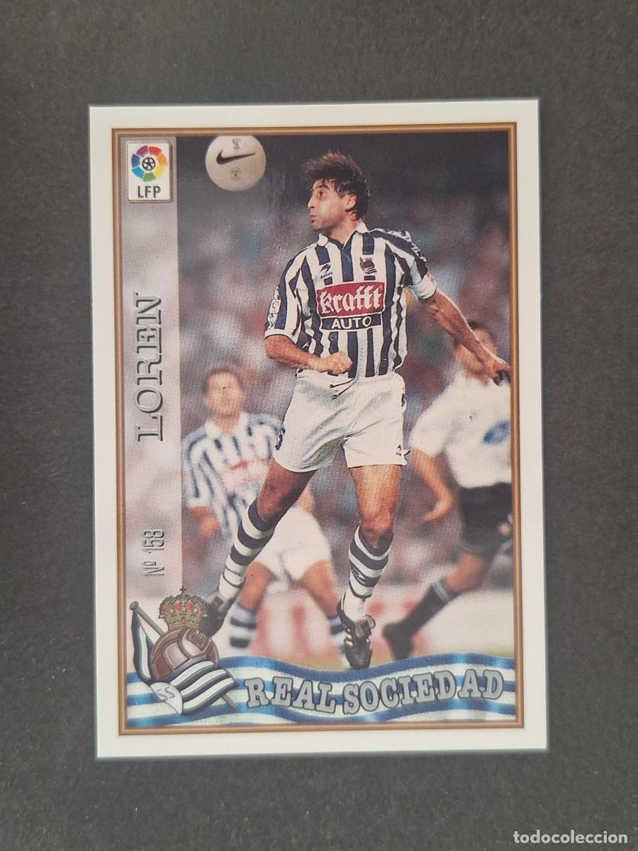 Cromos de f&uacute;tbol: L1 LOREN REAL SOCIEDAD 158 MUNDICROMO LAS FICHAS DE LA LIGA 1997/1998 97 98