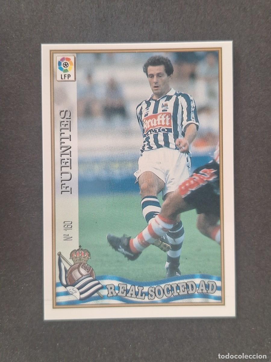 Cromos de f&uacute;tbol: L1 FUENTES REAL SOCIEDAD 160 MUNDICROMO LAS FICHAS DE LA LIGA 1997/1998 97 98