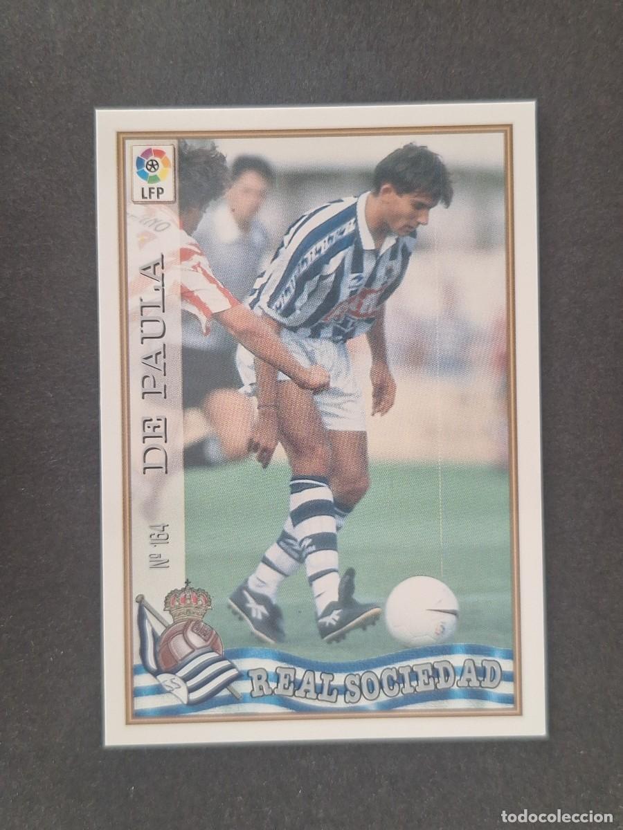 Figurine di Calcio: L1 DE PAULA REAL SOCIEDAD 164 MUNDICROMO LAS FICHAS DE LA LIGA 1997/1998 97 98