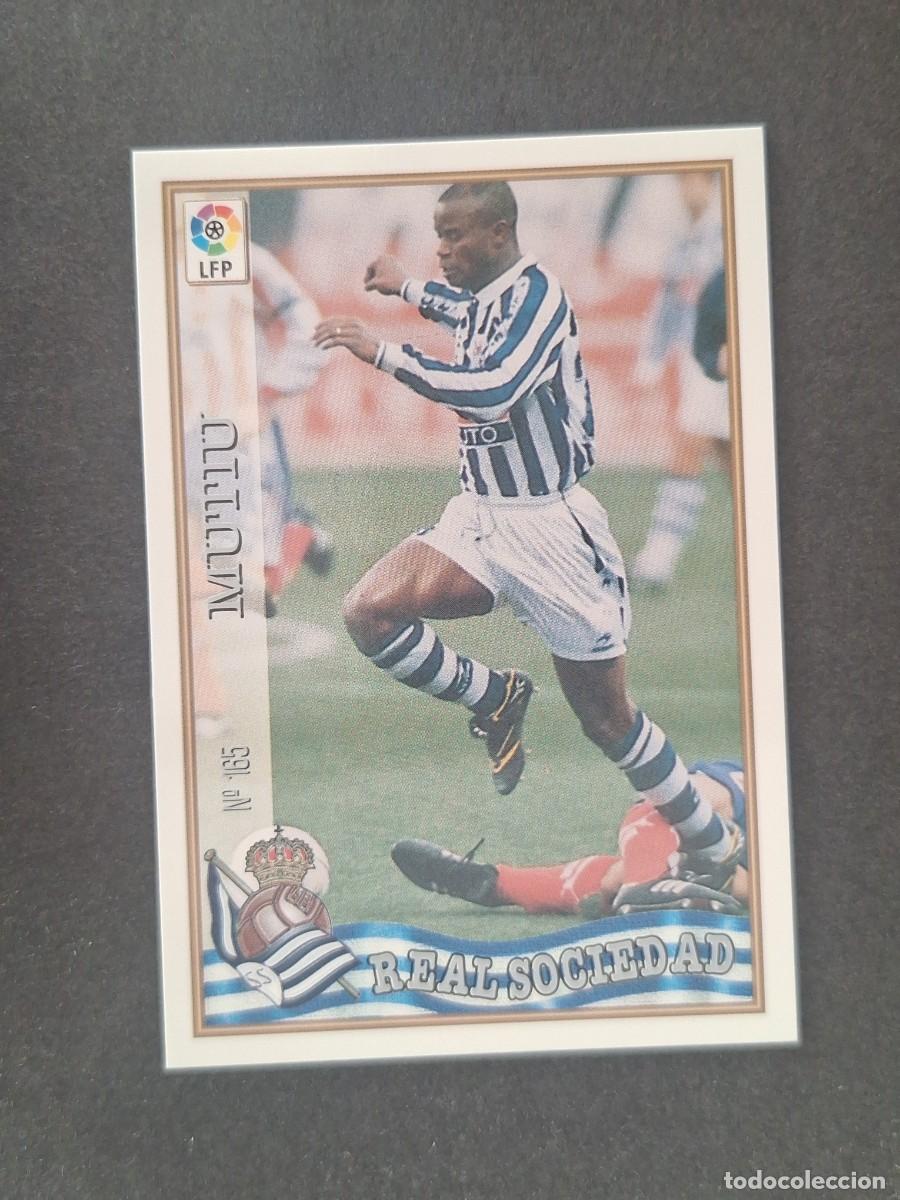 Figurine di Calcio: L1 MUTIU REAL SOCIEDAD 165 MUNDICROMO LAS FICHAS DE LA LIGA 1997/1998 97 98