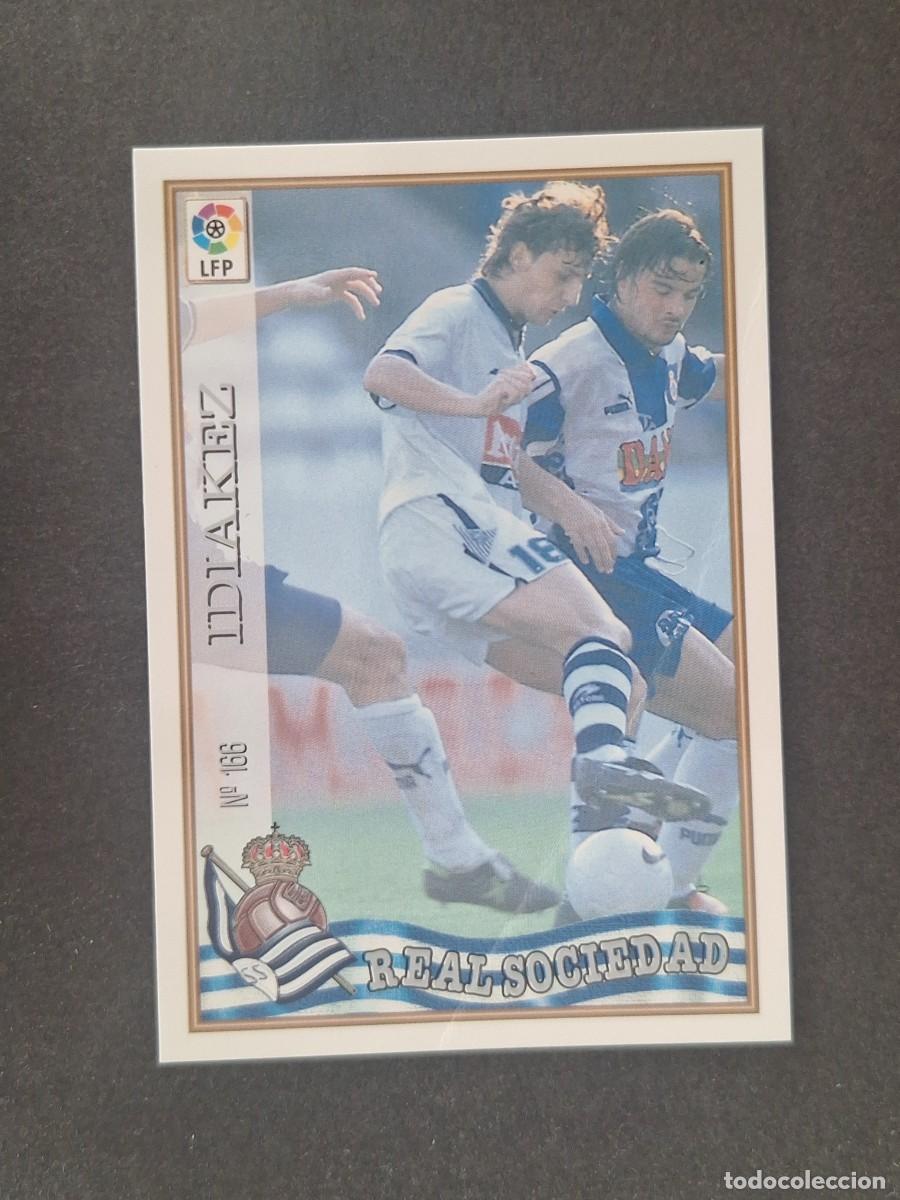 Figurine di Calcio: L1 IDIAKEZ REAL SOCIEDAD 166 MUNDICROMO LAS FICHAS DE LA LIGA 1997/1998 97 98