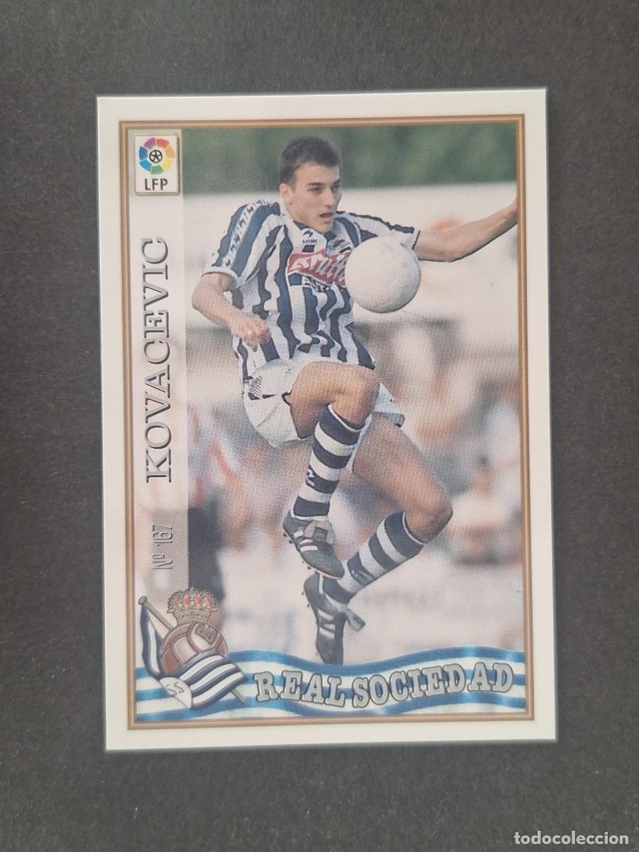 Figurine di Calcio: L1 KOVACEVIC REAL SOCIEDAD 167 MUNDICROMO LAS FICHAS DE LA LIGA 1997/1998 97 98