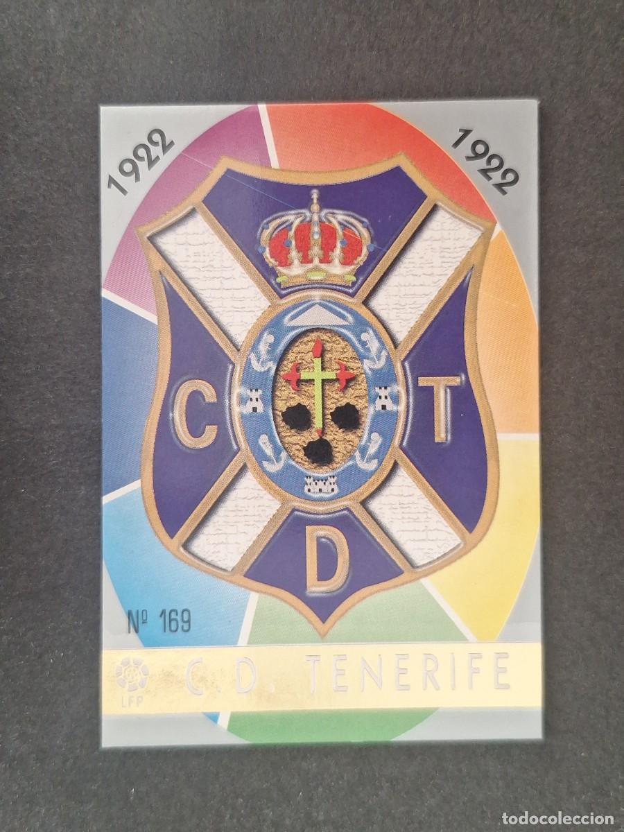 Figurine di Calcio: L1 ESCUDO C. D. TENERIFE 169 MUNDICROMO LAS FICHAS DE LA LIGA 1997/1998 97 98