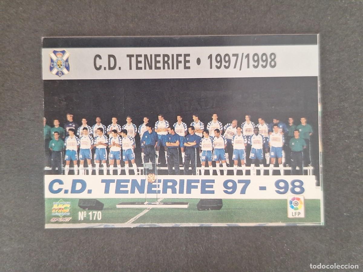 Figurine di Calcio: L1 EQUIPO C. D. TENERIFE 170 MUNDICROMO LAS FICHAS DE LA LIGA 1997/1998 97 98