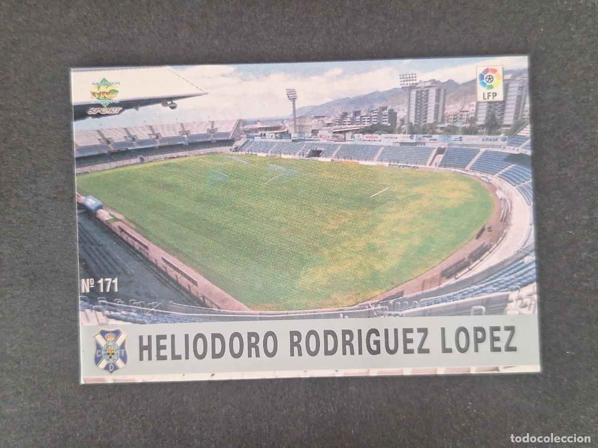Figurine di Calcio: L1 ESTADIO HELIODORO RODRIGEZ LOPEZ C. D. TENERIFE 171 MUNDICROMO FICHAS DE LA LIGA 1997/1998 97 98