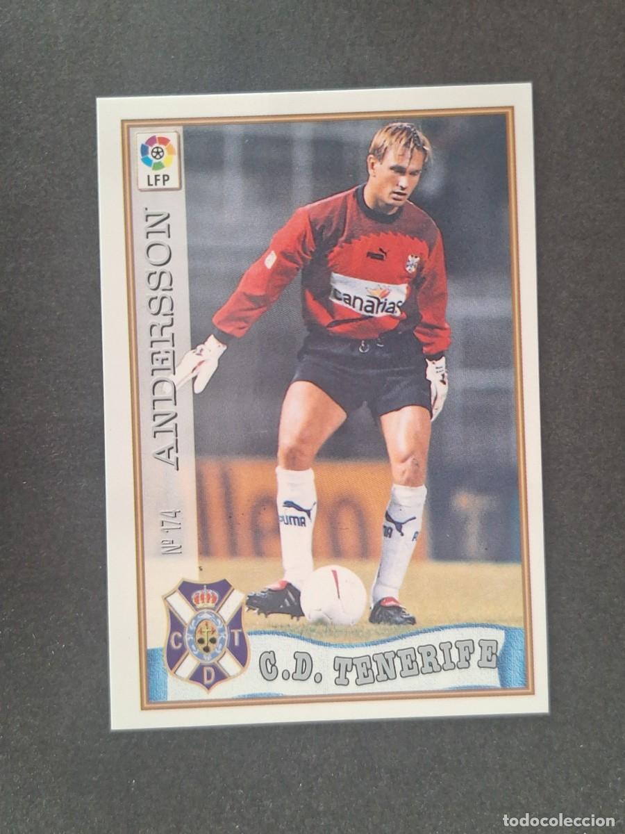 Figurine di Calcio: L1 ANDERSSON C. D. TENERIFE 174 MUNDICROMO LAS FICHAS DE LA LIGA 1997/1998 97 98