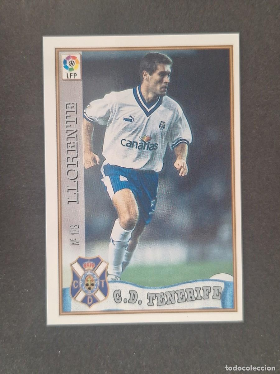 Figurine di Calcio: L1 LLORENTE C. D. TENERIFE 178 MUNDICROMO LAS FICHAS DE LA LIGA 1997/1998 97 98