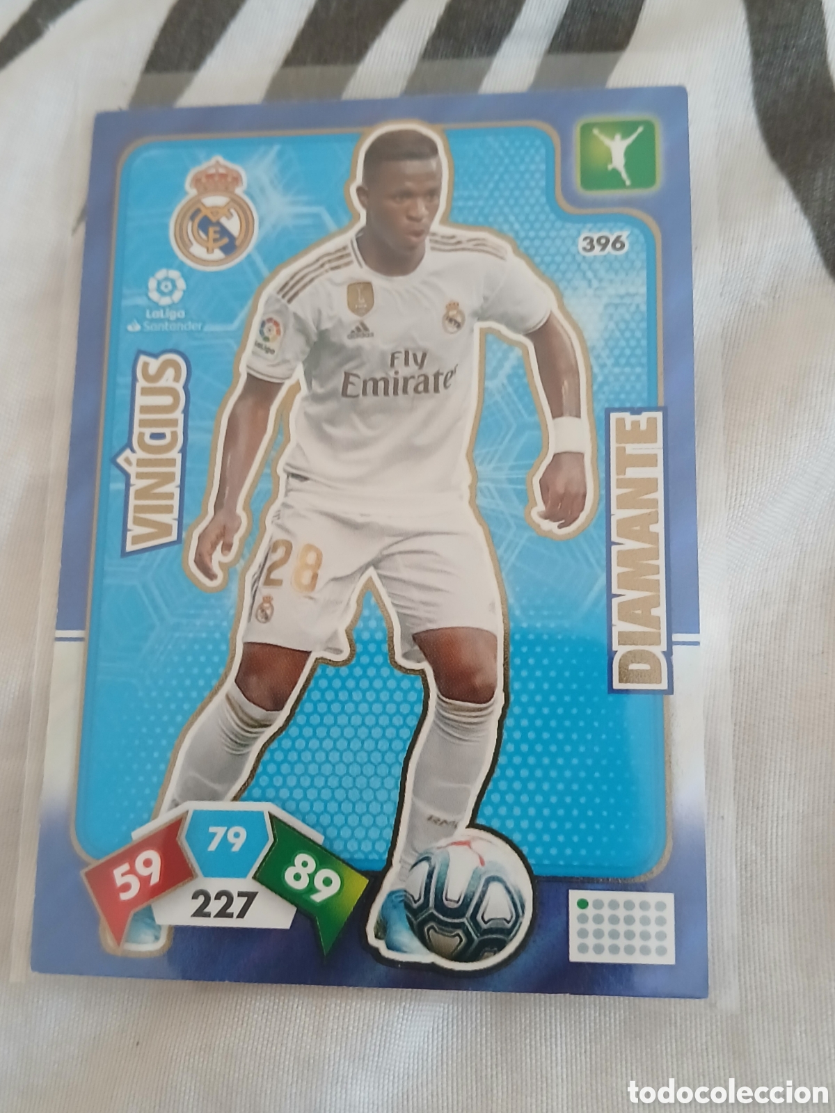 Cromos de f&uacute;tbol: Vinicius Jr diamante