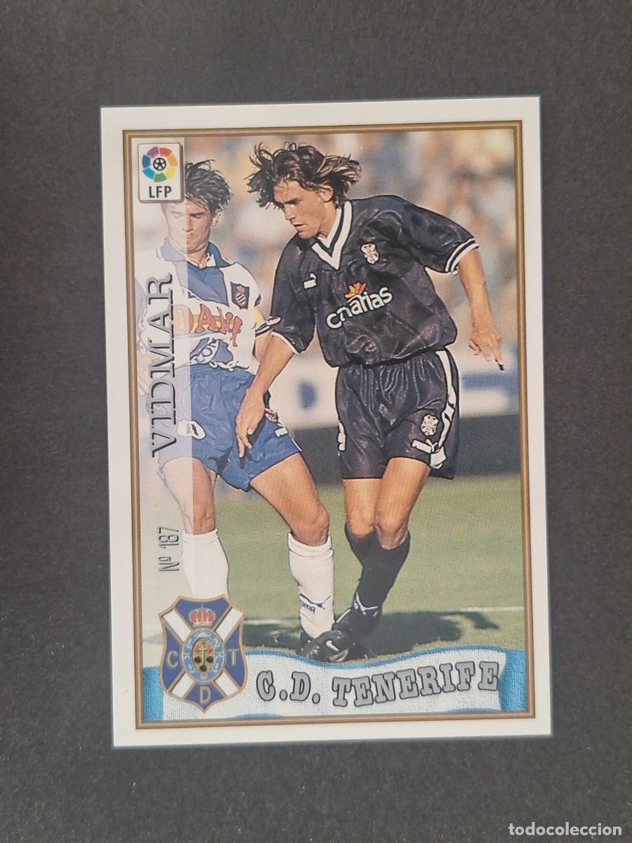 Fu&szlig;ball-Sticker: L1 VIDMAR C. D. TENERIFE 187 MUNDICROMO LAS FICHAS DE LA LIGA 1997/1998 97 98