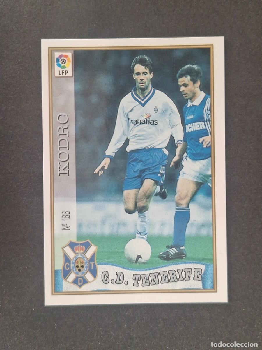 Fu&szlig;ball-Sticker: L1 KODRO C. D. TENERIFE 188 MUNDICROMO LAS FICHAS DE LA LIGA 1997/1998 97 98
