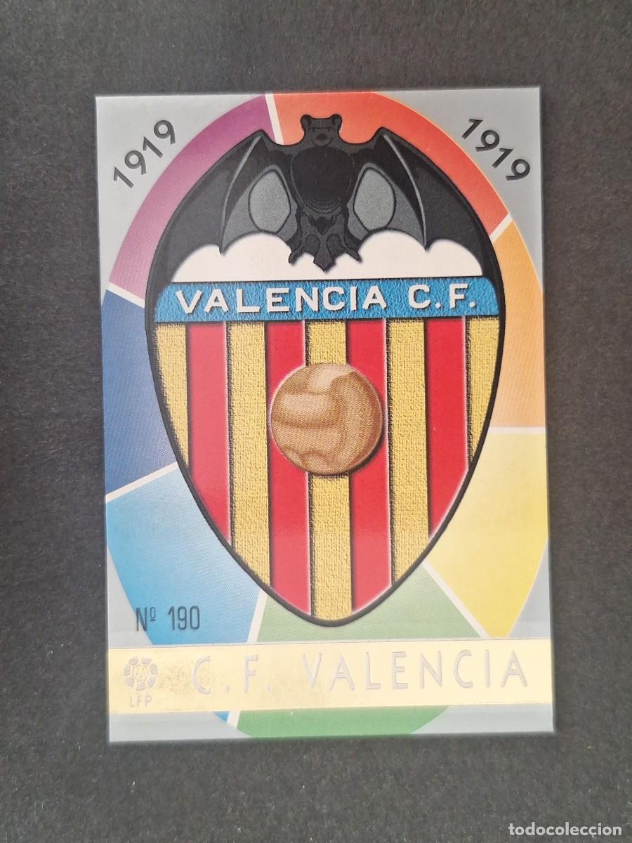 Fu&szlig;ball-Sticker: L1 ESCUDO VALENCIA C. F. 190 MUNDICROMO LAS FICHAS DE LA LIGA 1997/1998 97 98