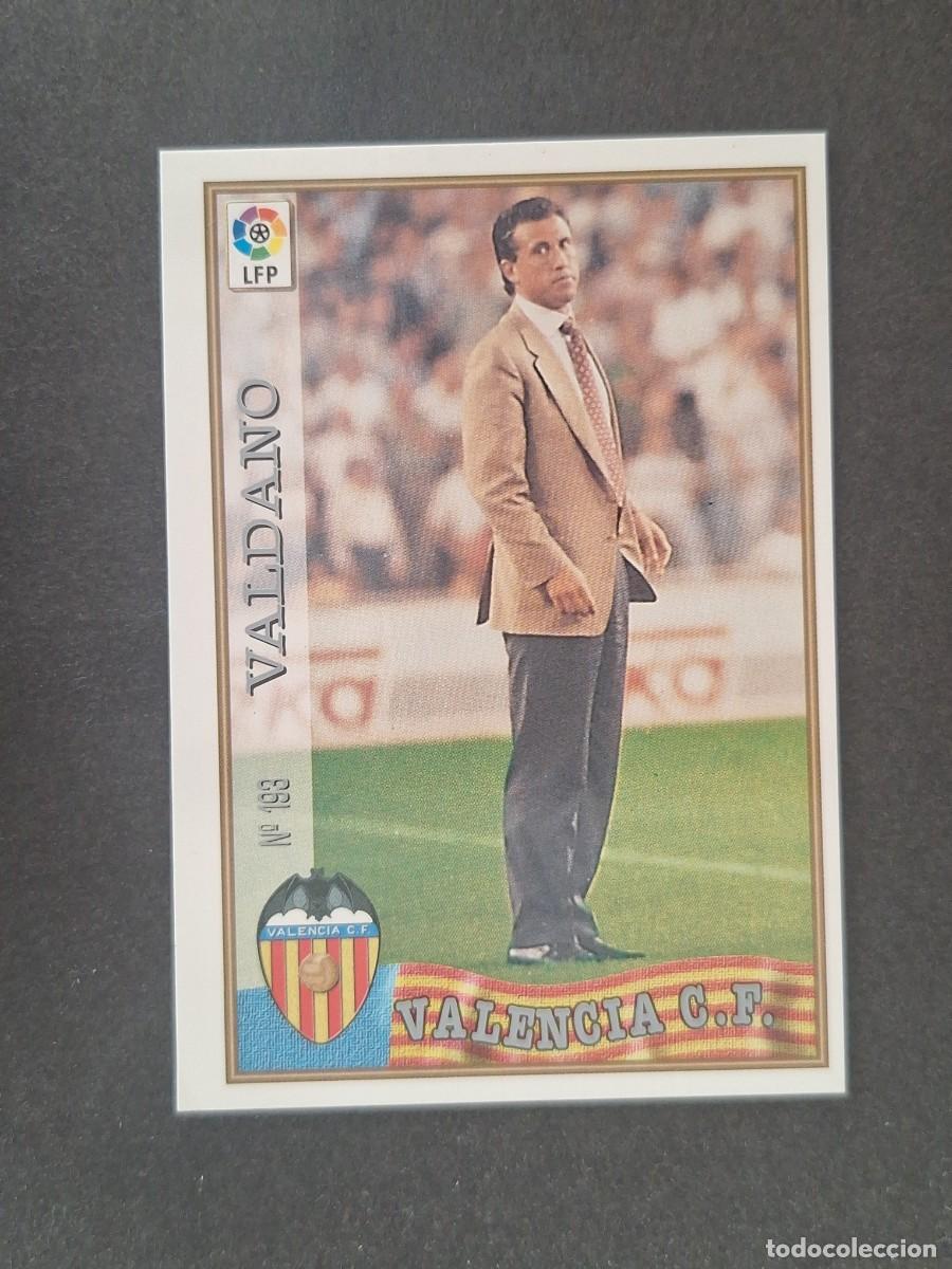 Fu&szlig;ball-Sticker: L1 VALDANO ENTRENADOR VALENCIA C. F. 193 MUNDICROMO LAS FICHAS DE LA LIGA 1997/1998 97 98