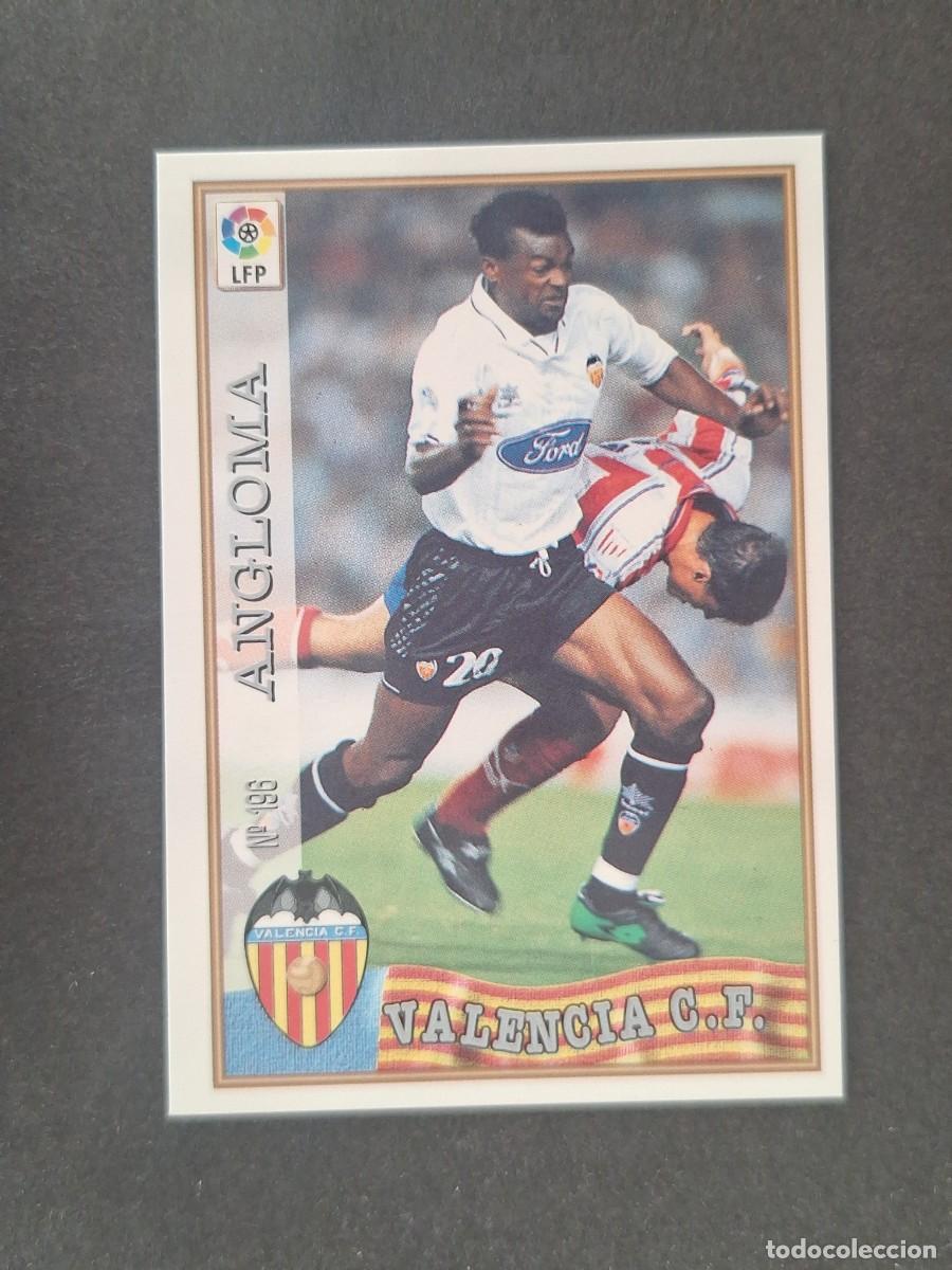 Figurine di Calcio: L1 ANGLOMA VALENCIA C. F. 196 MUNDICROMO LAS FICHAS DE LA LIGA 1997/1998 97 98