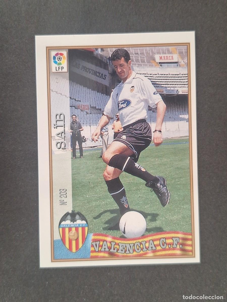 Figurine di Calcio: L1 SA&Iuml;B VALENCIA C. F. 203 MUNDICROMO LAS FICHAS DE LA LIGA 1997/1998 97 98
