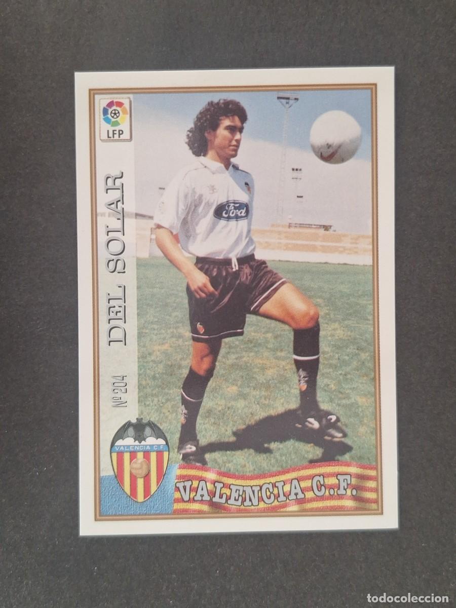 Figurine di Calcio: L1 DEL SOLAR VALENCIA C. F. 204 MUNDICROMO LAS FICHAS DE LA LIGA 1997/1998 97 98