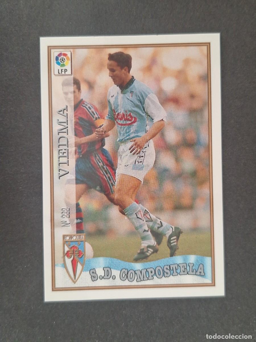 Cromos de f&uacute;tbol: L1 VIEDMA S. D. COMPOSTELA 222 MUNDICROMO LAS FICHAS DE LA LIGA 1997 1998 97 98