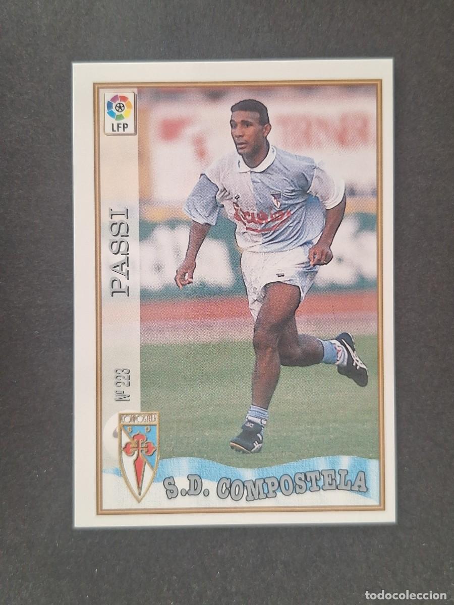 Cromos de f&uacute;tbol: L1 PASSI S. D. COMPOSTELA 223 MUNDICROMO LAS FICHAS DE LA LIGA 1997 1998 97 98