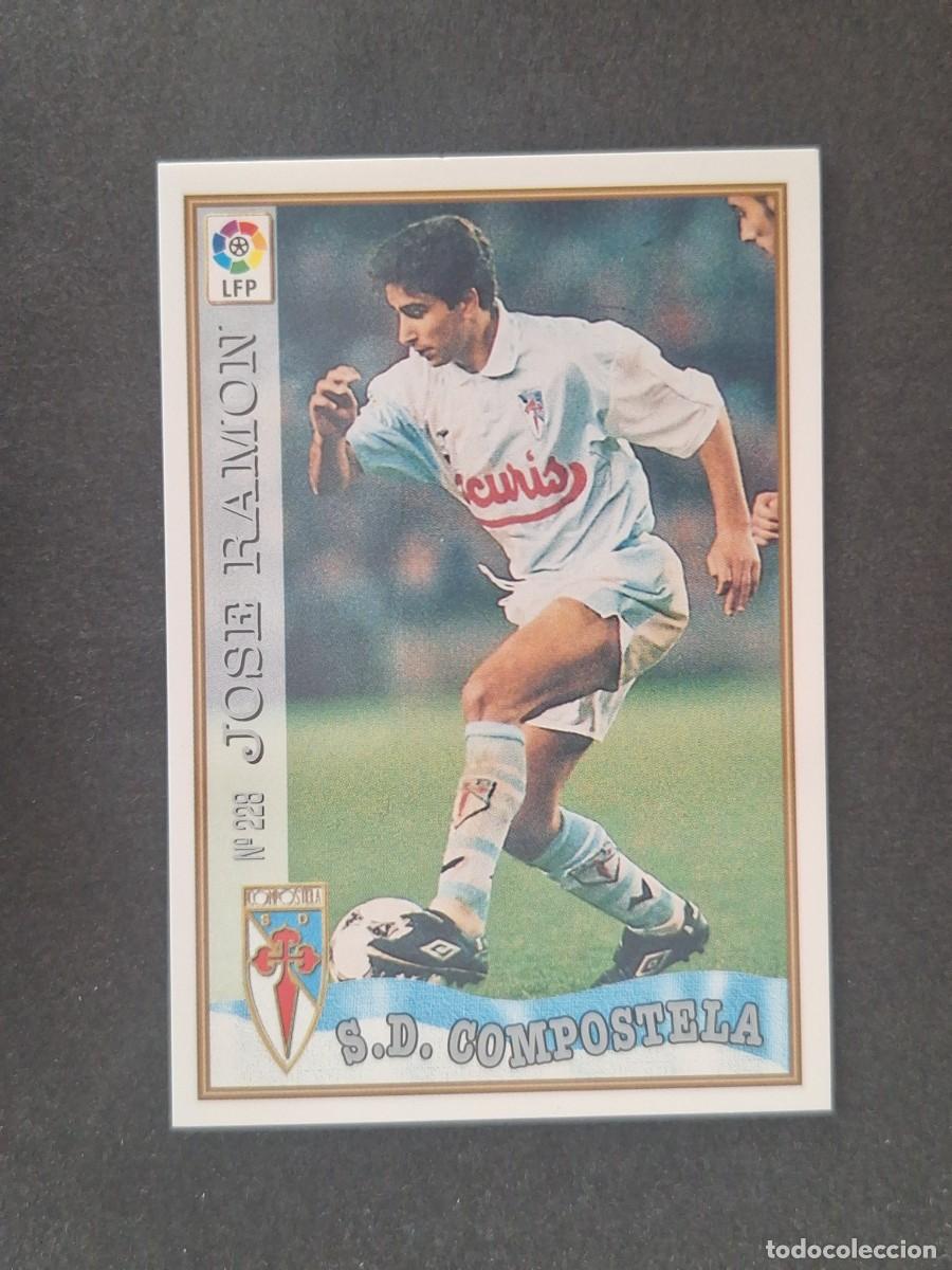 Cromos de f&uacute;tbol: L1 JOSE RAMON S. D. COMPOSTELA 228 MUNDICROMO LAS FICHAS DE LA LIGA 1997 1998 97 98