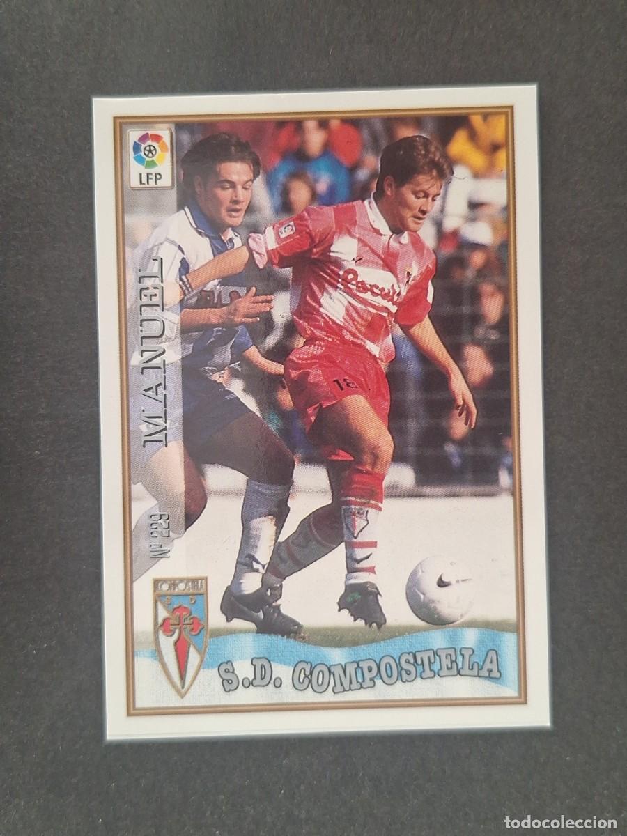 Cromos de f&uacute;tbol: L1 MANUEL S. D. COMPOSTELA 229 MUNDICROMO LAS FICHAS DE LA LIGA 1997 1998 97 98