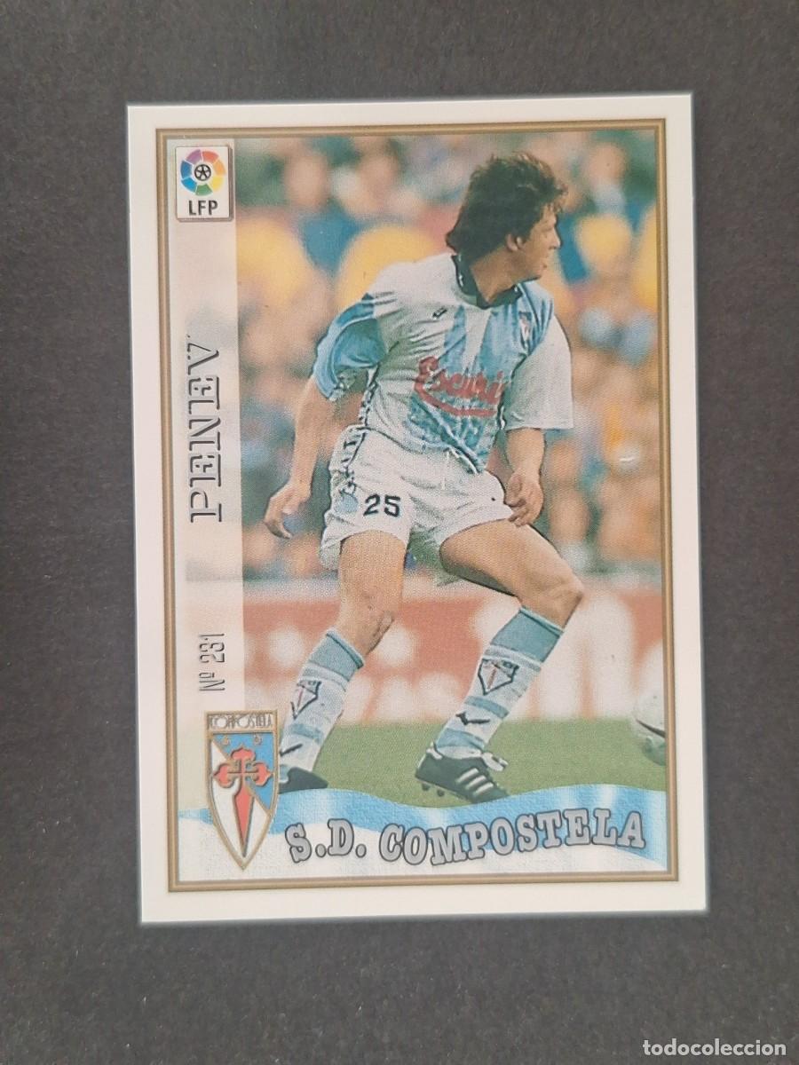 Cromos de f&uacute;tbol: L1 PENEV S. D. COMPOSTELA 231 MUNDICROMO LAS FICHAS DE LA LIGA 1997 1998 97 98