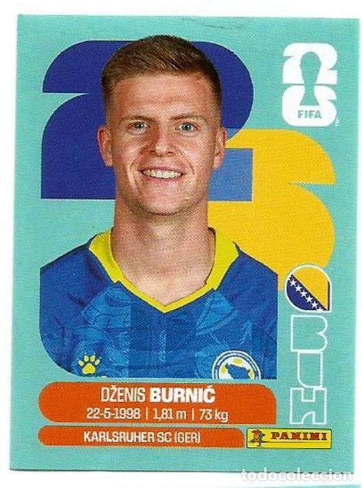 Cromos de f&uacute;tbol: MUNDIAL FIFA CUP 2026 - STICKERS - PANINI - BOSNIA HERZEGOVINA - DZENIS BURNIC - BIH 14
