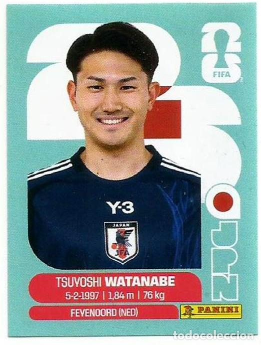 Cromos de f&uacute;tbol: MUNDIAL FIFA CUP 2026 - STICKERS - PANINI - JAP&Oacute;N - TSUYOSHI WATANABE - JPN 7
